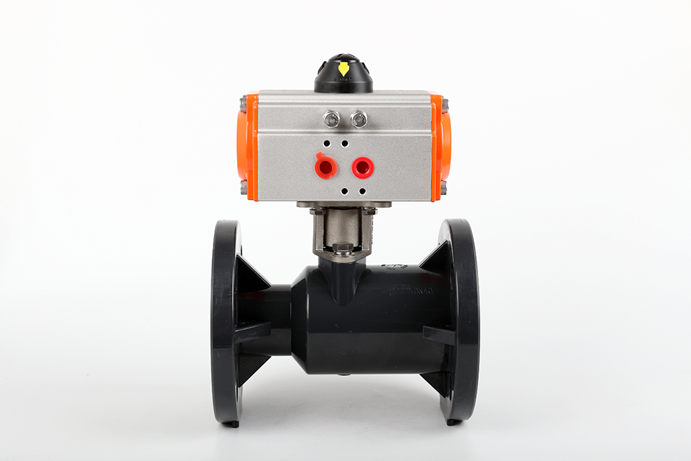 云浮气动法兰一体球阀